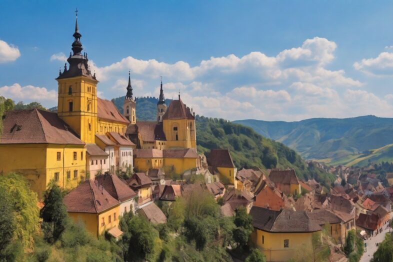 Sighisoara Transylvania Medieval Town